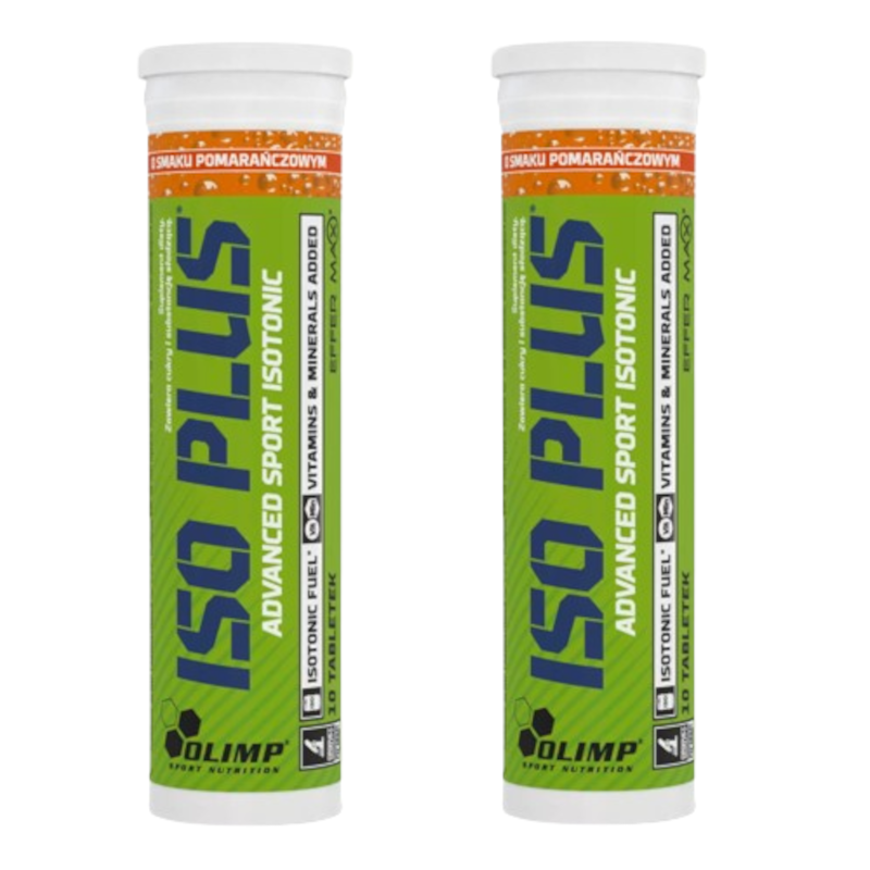 Olimp Iso Plus Plusz 2x10tab Pomarańcza - Izotonik dla sportowców