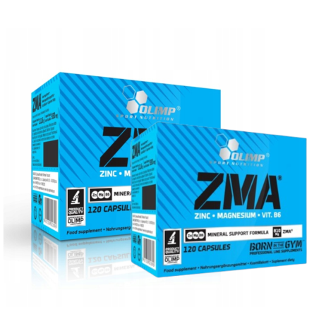 Olimp ZMA 2x120kaps - Cynk, Magnez, Witamina B6 - Biotechsklep.pl