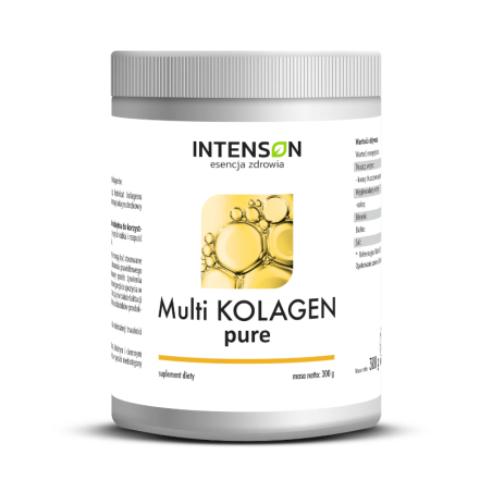 Intenson Multi Kolagen Pure 300g - Kolagen na stawy i skórę