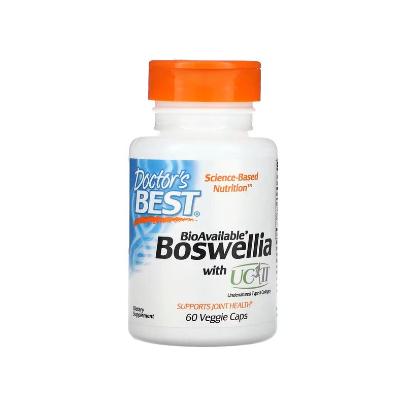 Doctor's Best Boswellia with UC-II 60 kaps. - Wsparcie dla stawów