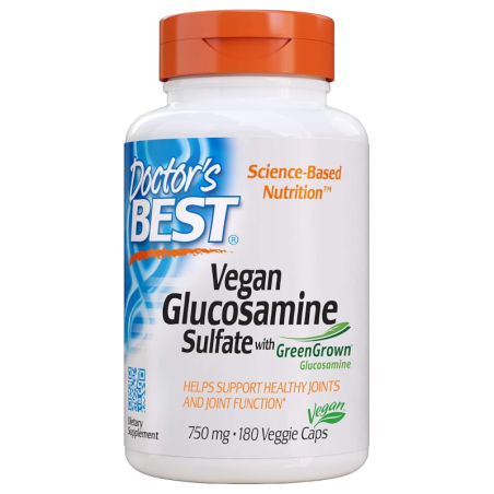 Doctor's Best Vegan Glucosamine 180 kaps - Wsparcie Stawów