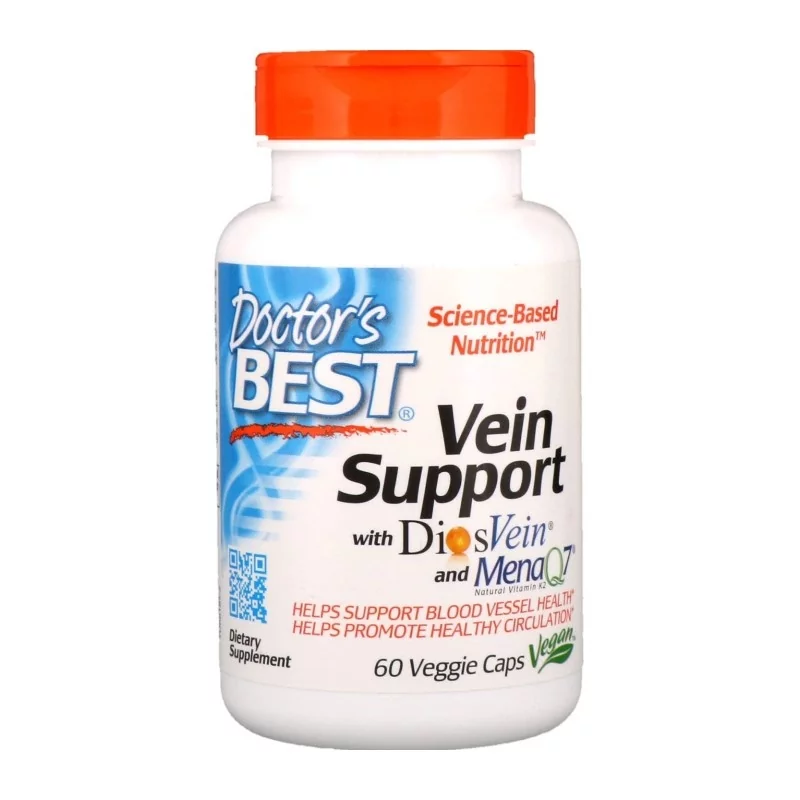Doctor's Best Vein Support DiosVein MenaQ7 - Wsparcie dla żył