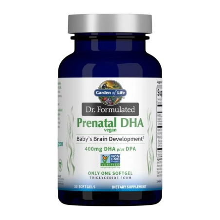 Garden of Life Vegan Prenatal DHA 400mg - 30 kaps. | Roślinne Omega-3