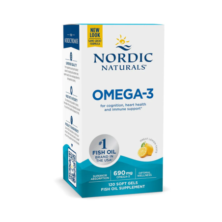 Nordic Naturals Omega 3 Lemon - kwasy omega-3 dla zdrowia serca i mózgu
