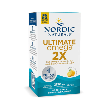 Nordic Naturals Ultimate Omega 2x 2150 Lemon 60softgels - Biotechsklep.pl