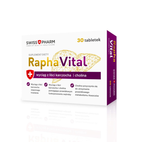 SwissPharm RaphaVital 30tab - Wsparcie dla wątroby