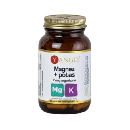 Yango Magnez + Potas 90 kaps - wsparcie dla mięśni i nerwów