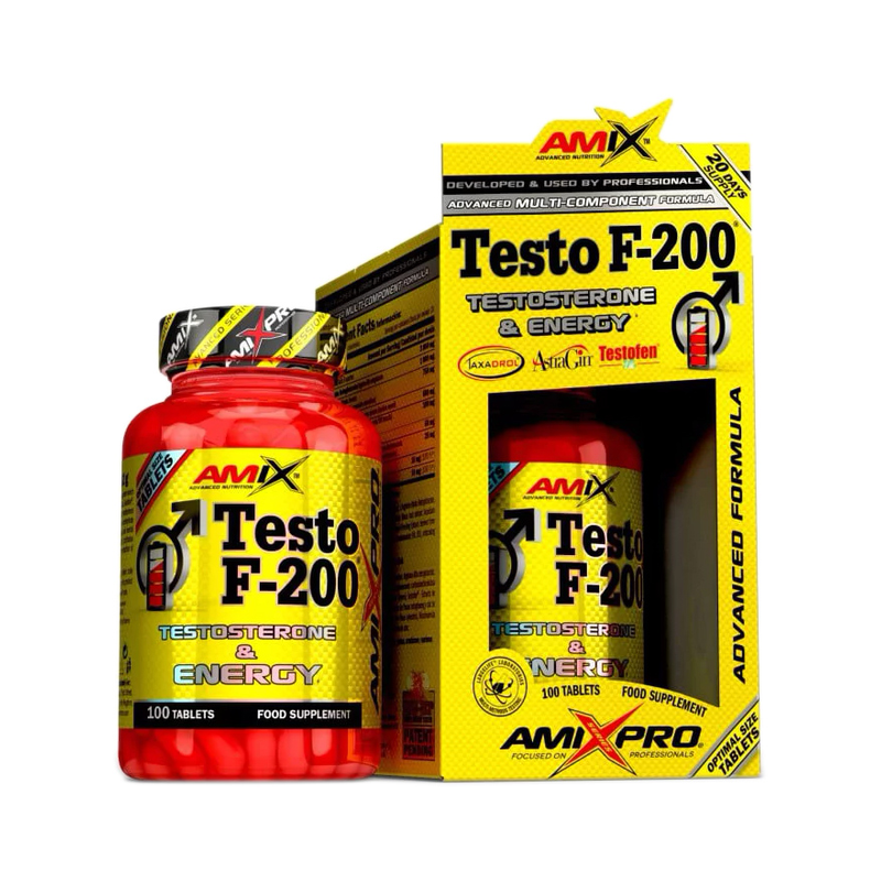 Amix Nutrition Pro Testo F-200 100tab - Booster Testosteronu