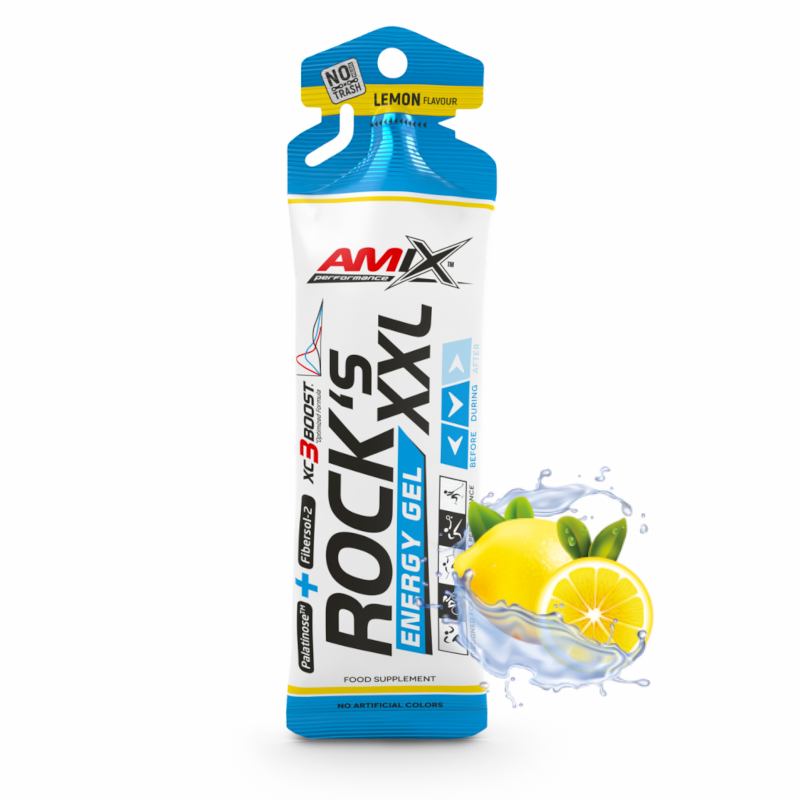 Amix Nutrition Rock's Gel XXL Bez Kofeiny 65g - Żel Energetyczny