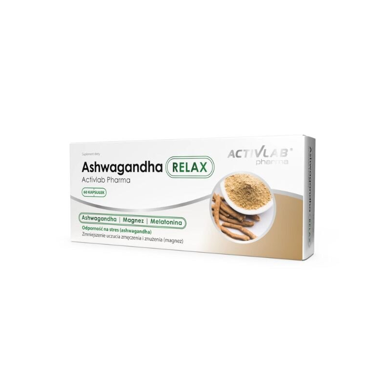Activlab Ashwagandha RELAX 60 kaps - na stres i sen