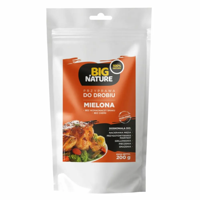 Big Nature Przyprawa Do Drobiu 200g - Naturalna Mieszanka Bez Soli