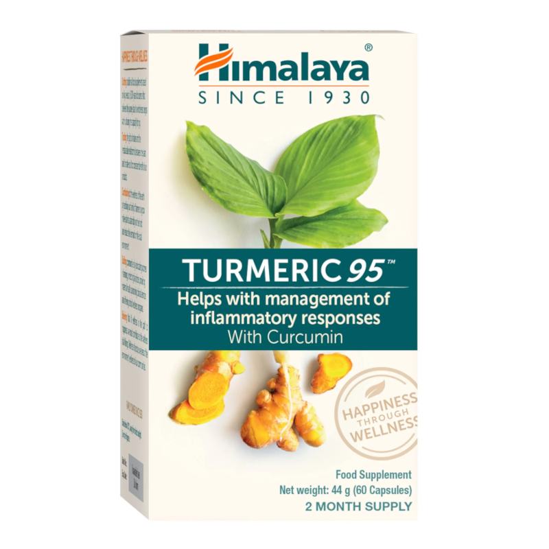 Himalaya Turmeric 95 60kaps - Wsparcie Wątroby i Odporności