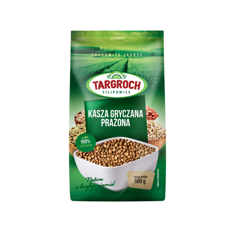 Targroch Kasza Gryczana Palona 500g - Zdrowa Żywność