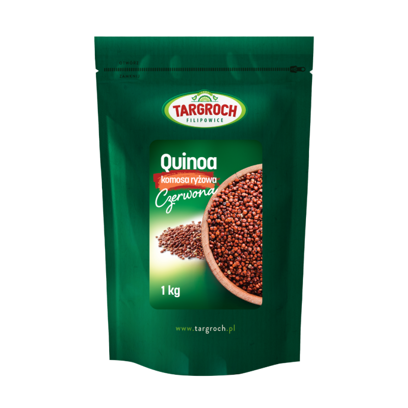 Targroch Quinoa Komosa Ryżowa Czerwona 1kg - Zdrowe Węglowodany