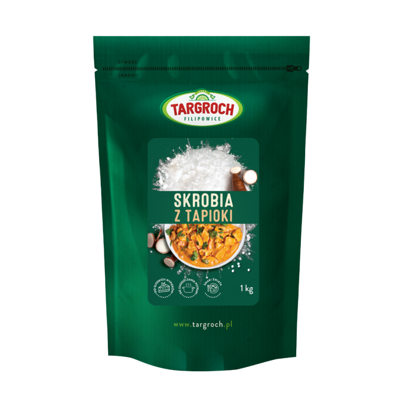 Targroch Skrobia z Tapioki 1000g - Bezglutenowa alternatywa