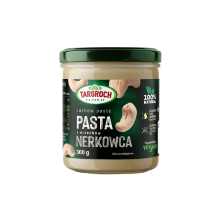 Targroch Pasta z Orzechów Nerkowca 300g - Zdrowa i Smaczna