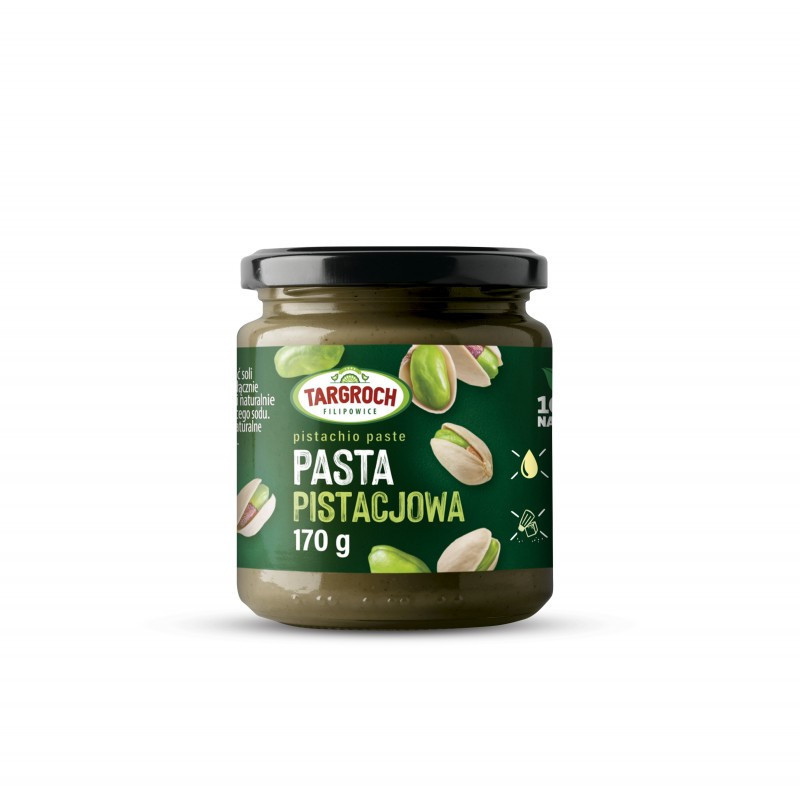 Targroch Pasta Pistacjowa 170g - Naturalny Smak i Zdrowie