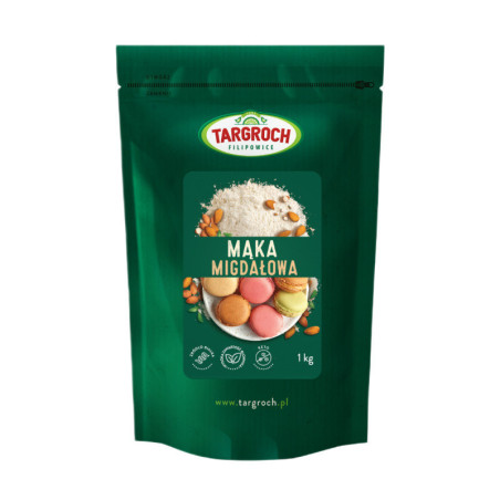 Targroch Mąka Migdałowa 1kg - Naturalna Mąka Migdałowa