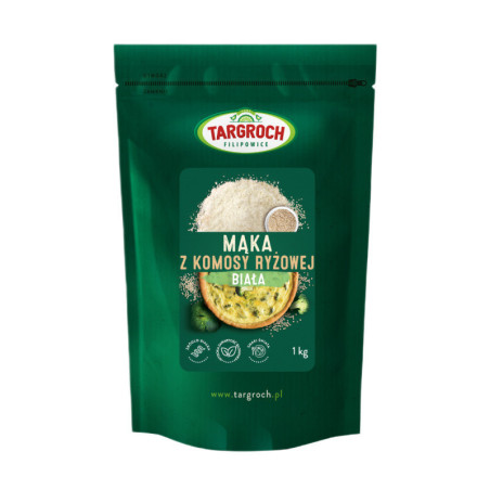 Targroch Mąka z Komosy Ryżowej Białej 1kg - Zdrowa Żywność