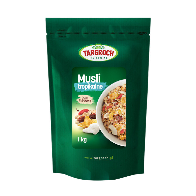 Targroch Musli Tropikalne 1kg - Zdrowe Śniadanie | Biotechsklep.pl