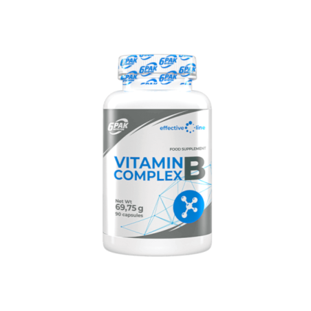 6PAK Vitamin B Complex 90 kaps - Witamina B Complex - Energia i Zdrowie
