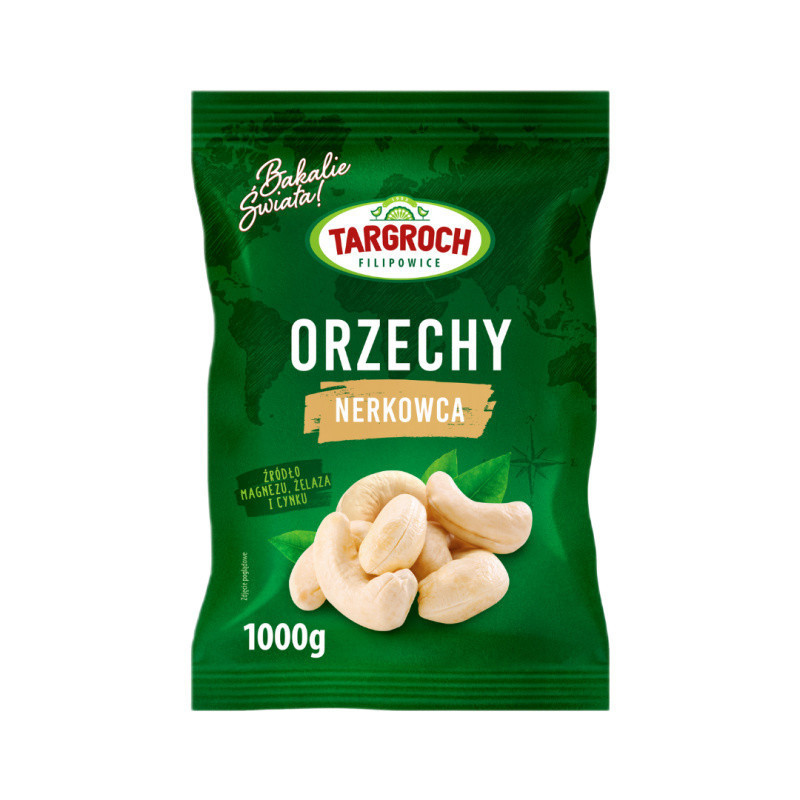 Targroch Orzechy Nerkowca 1kg - Zdrowa Przekąska