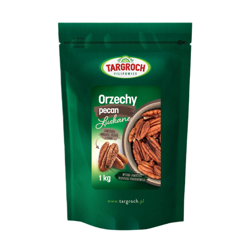 Targroch Orzechy Pecan Łuskane 1kg - Zdrowa Przekąska