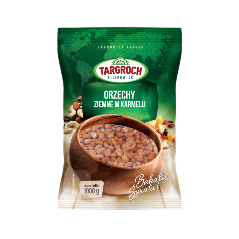 Targroch Orzechy Ziemne w Karmelu 1kg - Zdrowa Przekąska