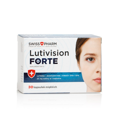 SwissPharm LutiVision - wsparcie wzroku, luteina, zeaksantyna