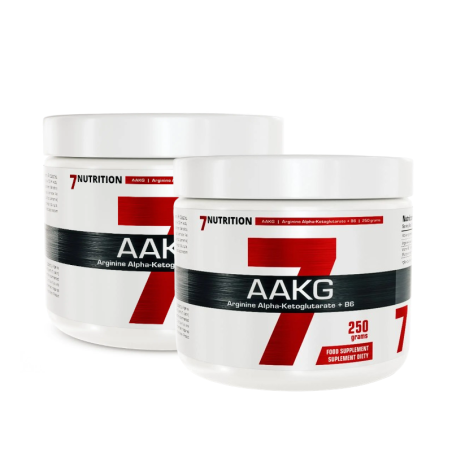 7Nutrition AAKG 2x 250g - Pompa Mięśniowa, Siła, Wytrzymałość