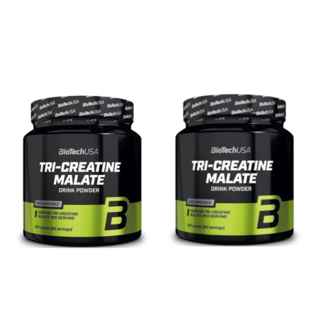 BioTechUSA Tri-Creatine Malate 2x300g - Siła i Regeneracja