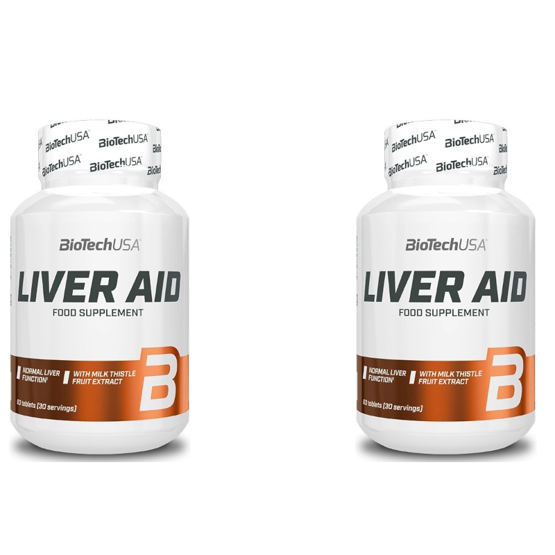 BioTechUSA Liver Aid 2x60tab - Wsparcie dla wątroby | BIOTECHSKLEP.PL