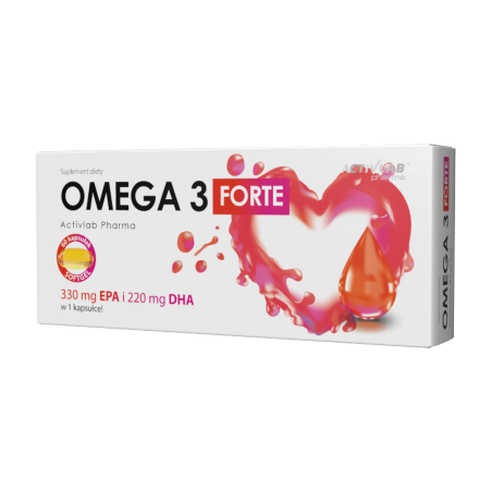 Activlab Omega Forte 60 kaps - Kwasy Omega-3 dla zdrowia serca i mózgu