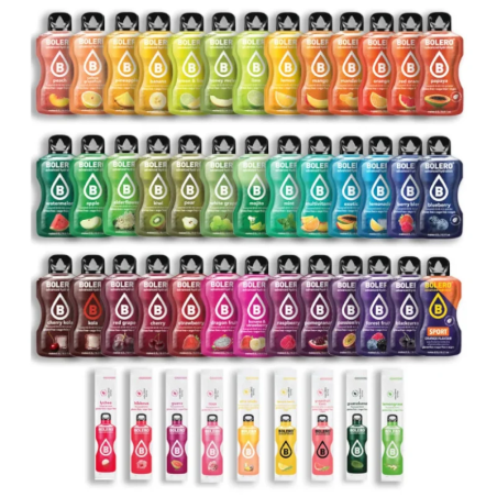 Bolero Isotonic Mix 58x9g - Bezcukrowy napój izotoniczny