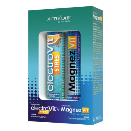Activlab ElectroVit Stres + MagnezVit B6 2x20tab - wsparcie na stres