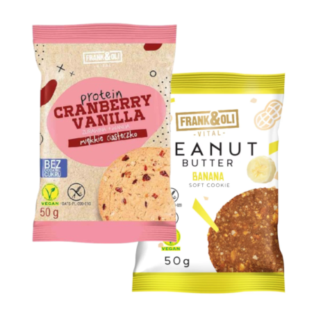 Frank&Oli Zestaw Ciastek Dietetycznych 50g - Zdrowe Przekąski