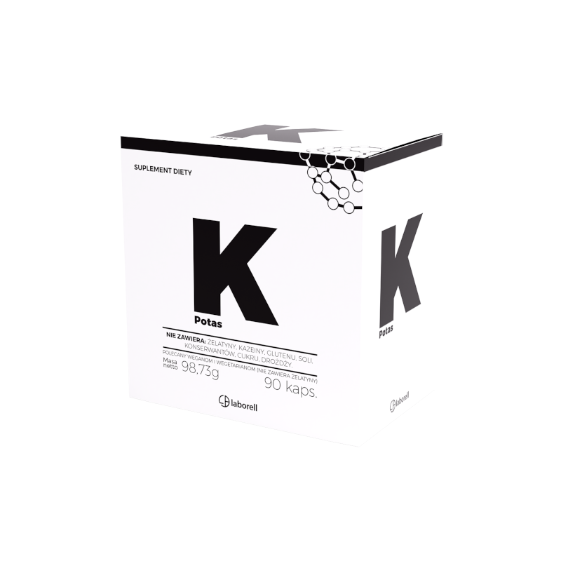 Laborell Sport Potas 700mg 90 kapsułek - Suplement Potasu dla Sportowców