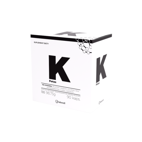 Laborell Sport Potas 700mg 90 kapsułek - Suplement Potasu dla Sportowców