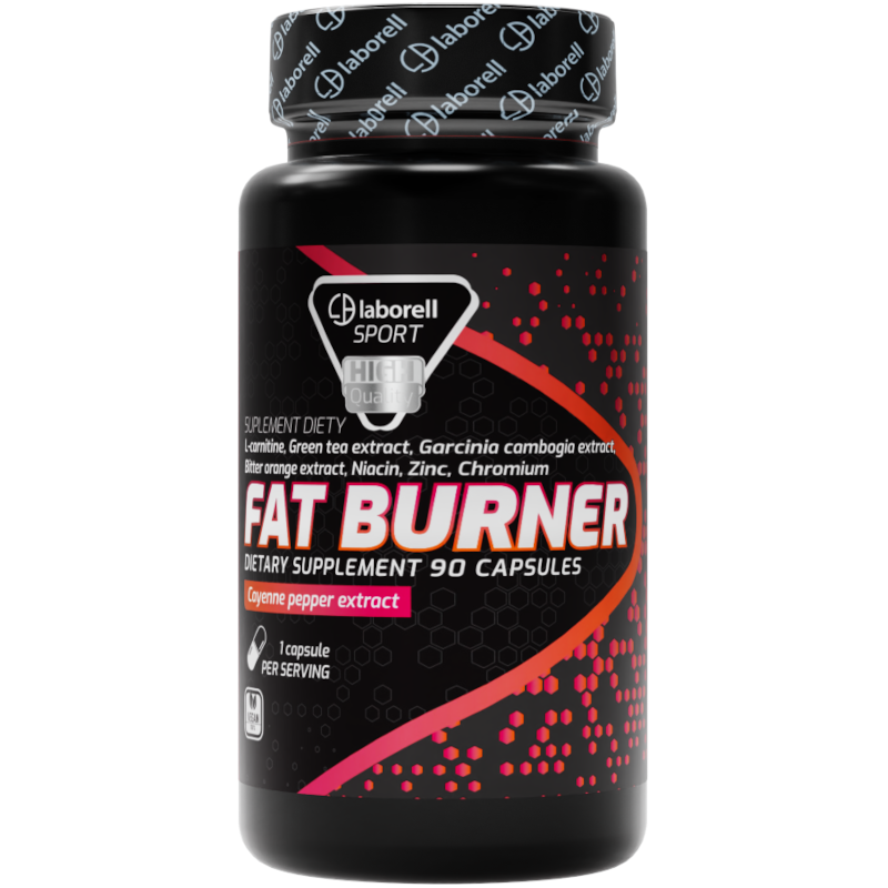 Laborell Sport Fat Burner 90kaps - Spalacz Tłuszczu Bez Kofeiny