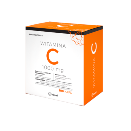 Laborell Witamina C 1000mg 100 kapsułek - Odporność i Energia