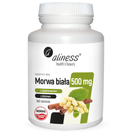 Aliness Morwa Biała 180tab - Wsparcie Metabolizmu Glukozy