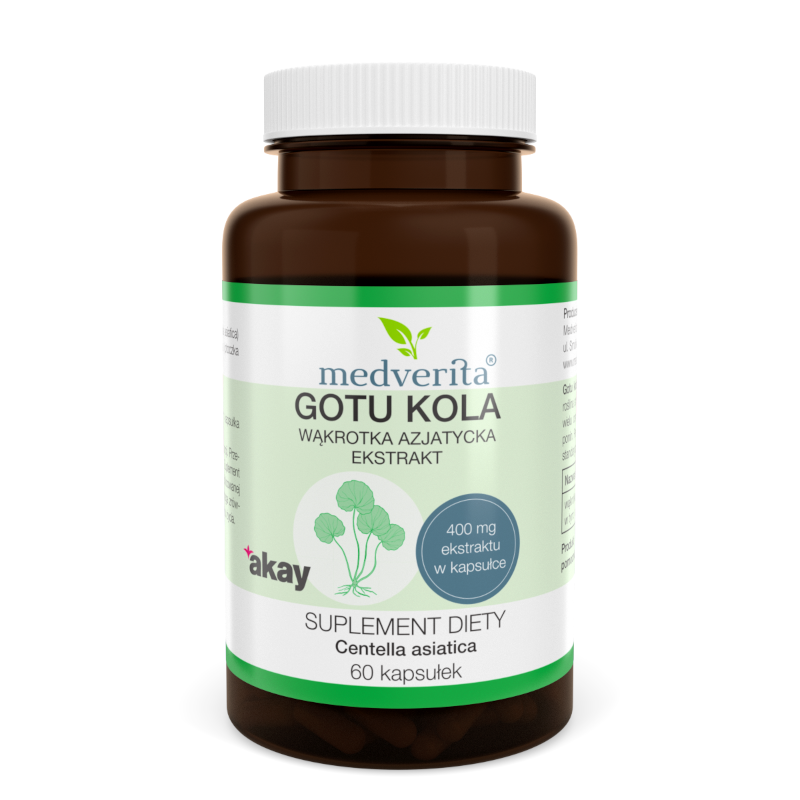 MEDVERITA Gotu Kola 20% - Wsparcie Pamięci i Koncentracji