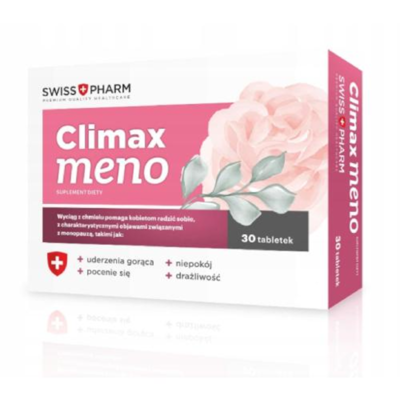 SwissPharm Climax MENO 30tab - Naturalne wsparcie w menopauzie