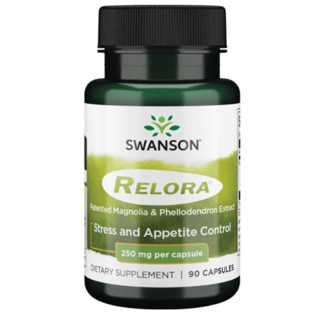 Swanson Relora 250mg - Kontrola Apetytu i Redukcja Stresu