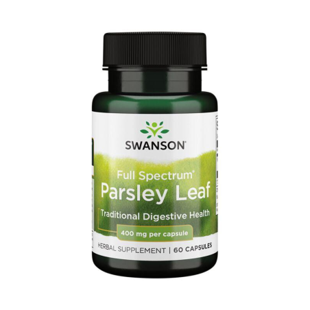 Swanson Parsley Leaf 400mg 60caps - Wsparcie Trawienia i Metabolizmu