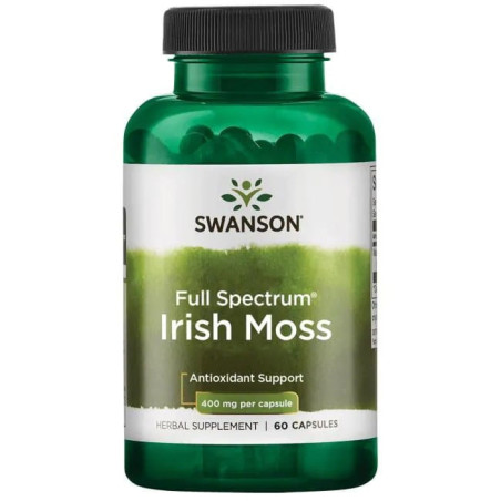 Swanson Irish Moss 400mg 60 kaps. - Detoks i Antyoksydanty