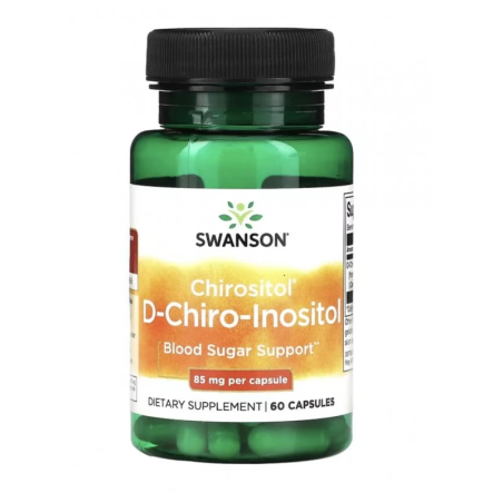 Swanson D-Chiro-Inositol 85mg 60 kaps - Wsparcie hormonalne i metaboliczne