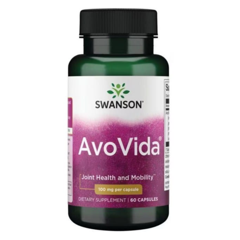 Swanson AvoVida 100mg 60 kapsułek - Wsparcie dla stawów