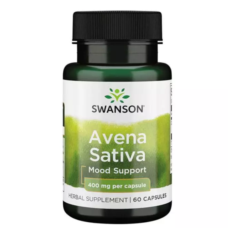 Swanson Avena Sativa 400mg 60kaps - Naturalne wsparcie libido