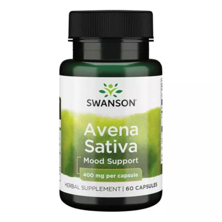 Swanson Avena Sativa 400mg 60kaps - Naturalne wsparcie libido